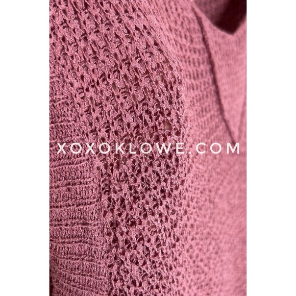 POL Dark Pink Sleeveless Hooded Sweater Dress Relaxed Fit - Picture 4 of 15